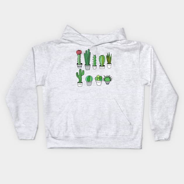 cactus Kids Hoodie by Carrol88999